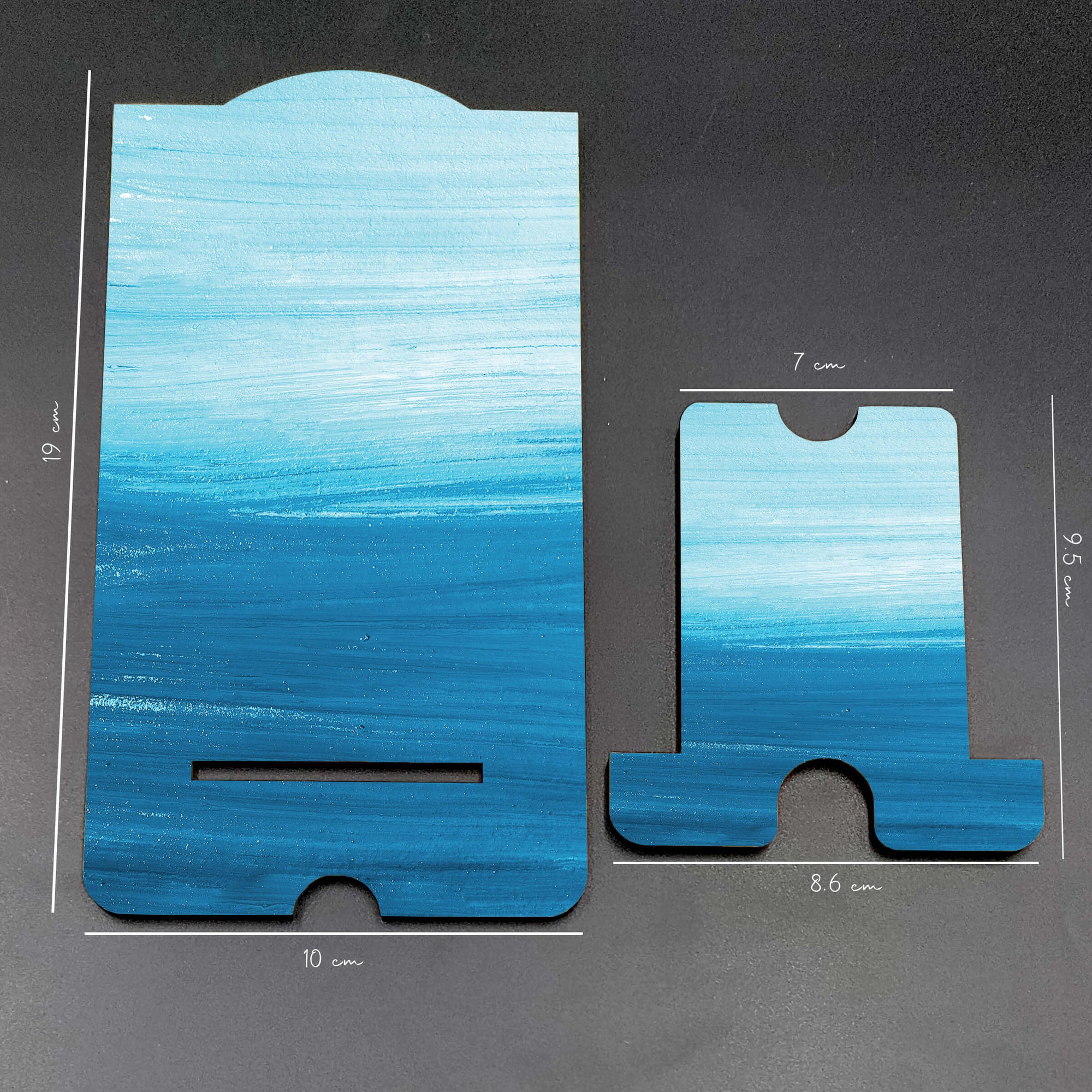 Blue Patterns Mobile Stand-Image3