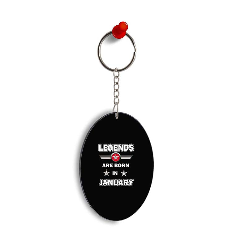 Legends Customised Oval Key Chain