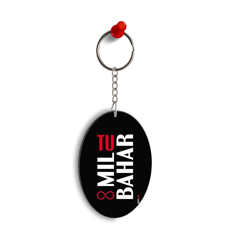 Tu Mil Bahar Oval Key Chain