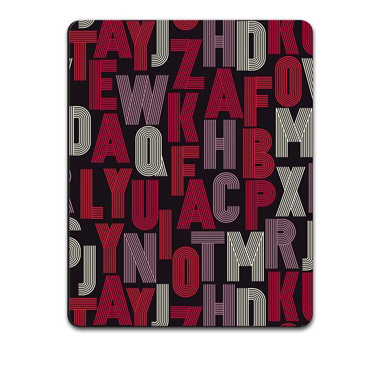 Cool Alphabets Mouse Pad