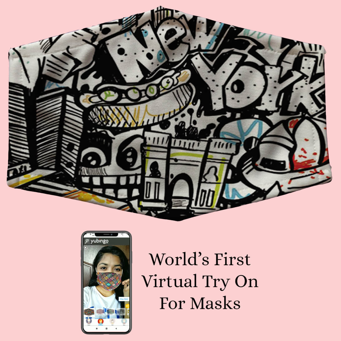 Cool Graffiti Mask