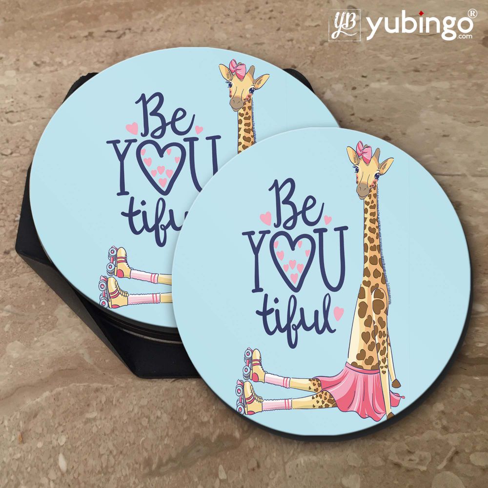 YuBingo Buy Cute Giraffe Design Own Coaster in India Online