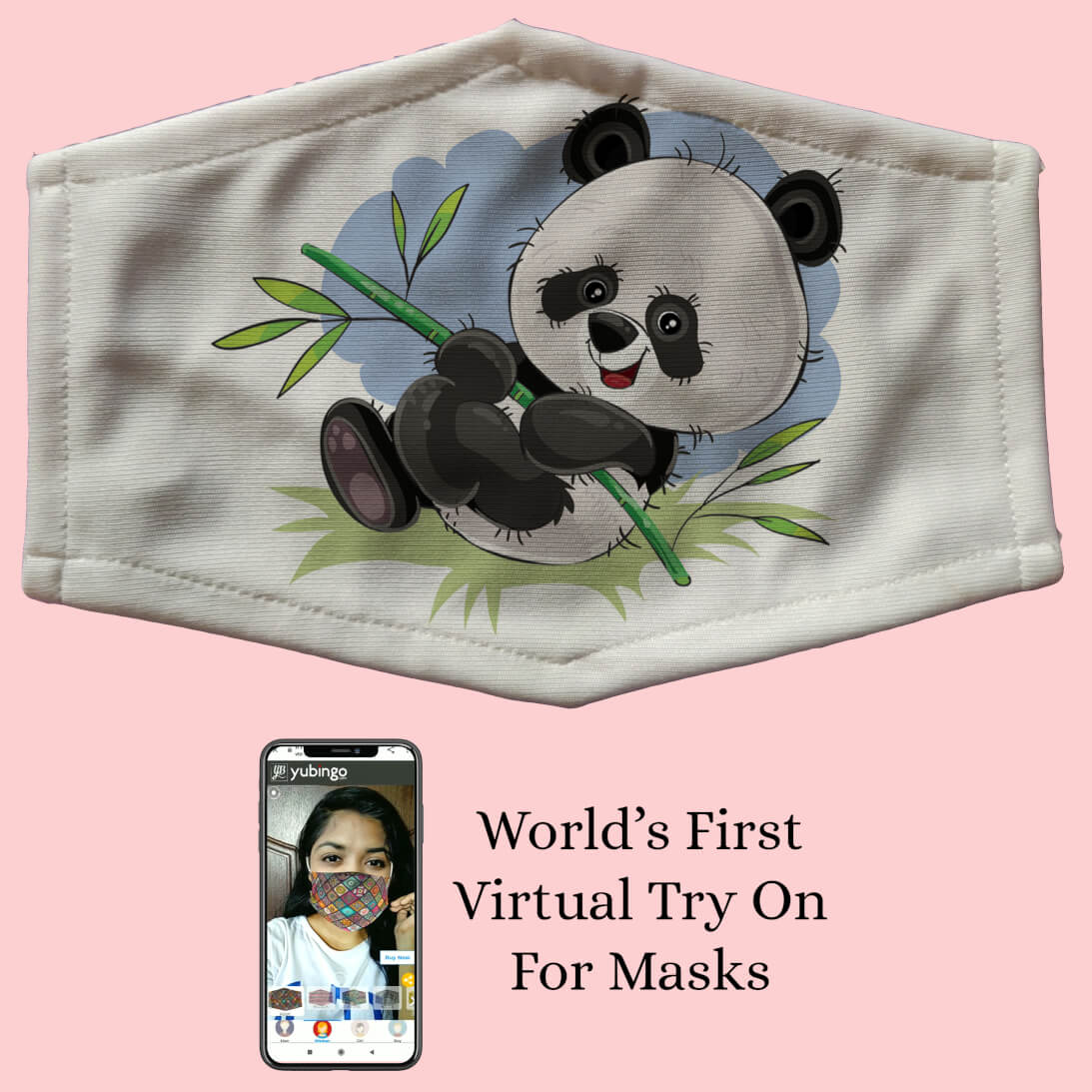 Cute Lovelu Panda Mask