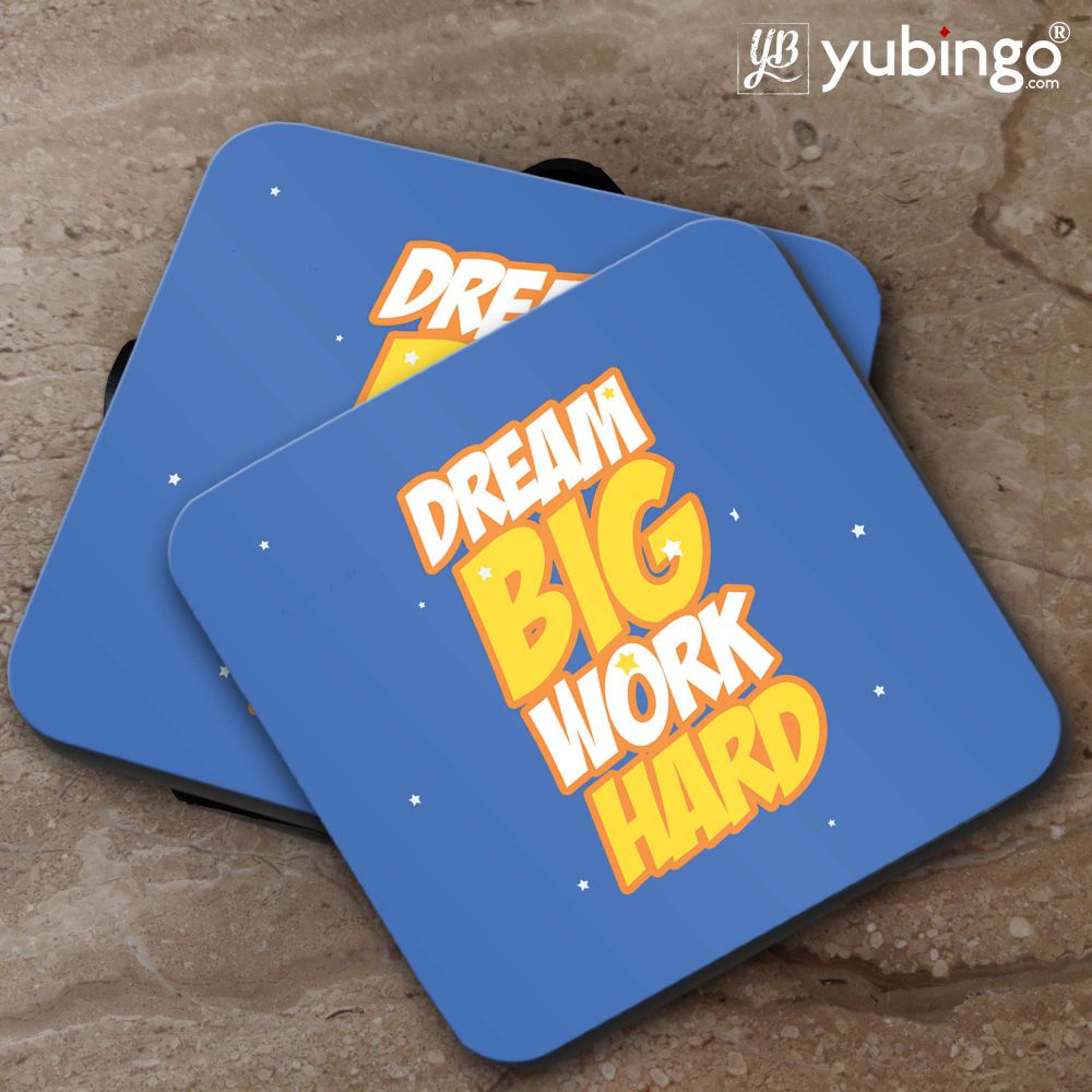 Dream Big Work Hard Coasters-Image5