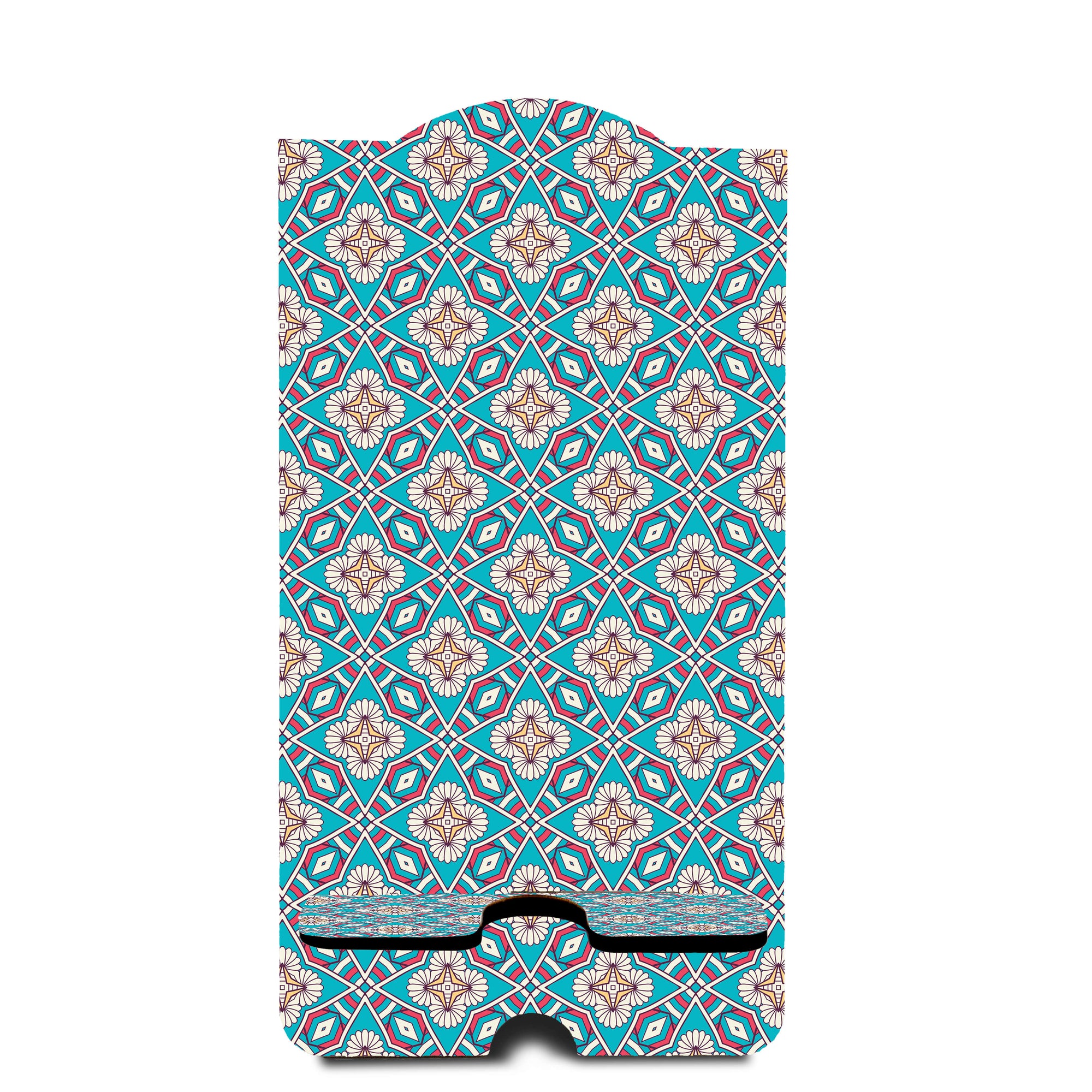 Ethnic Blue Pattern Mobile Stand-Image2-Image6