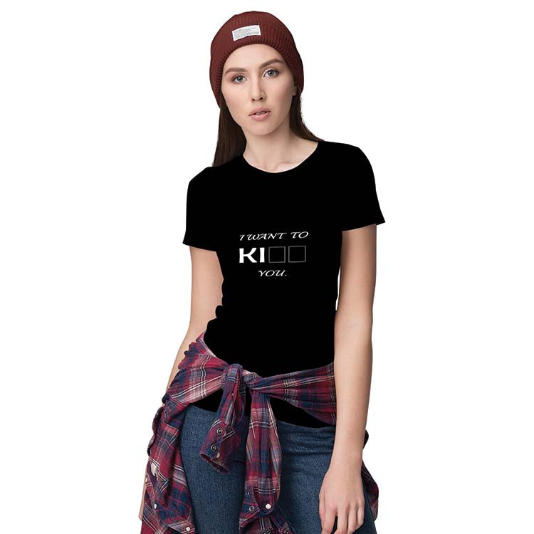 Fill That Blank Women T-Shirt-Black