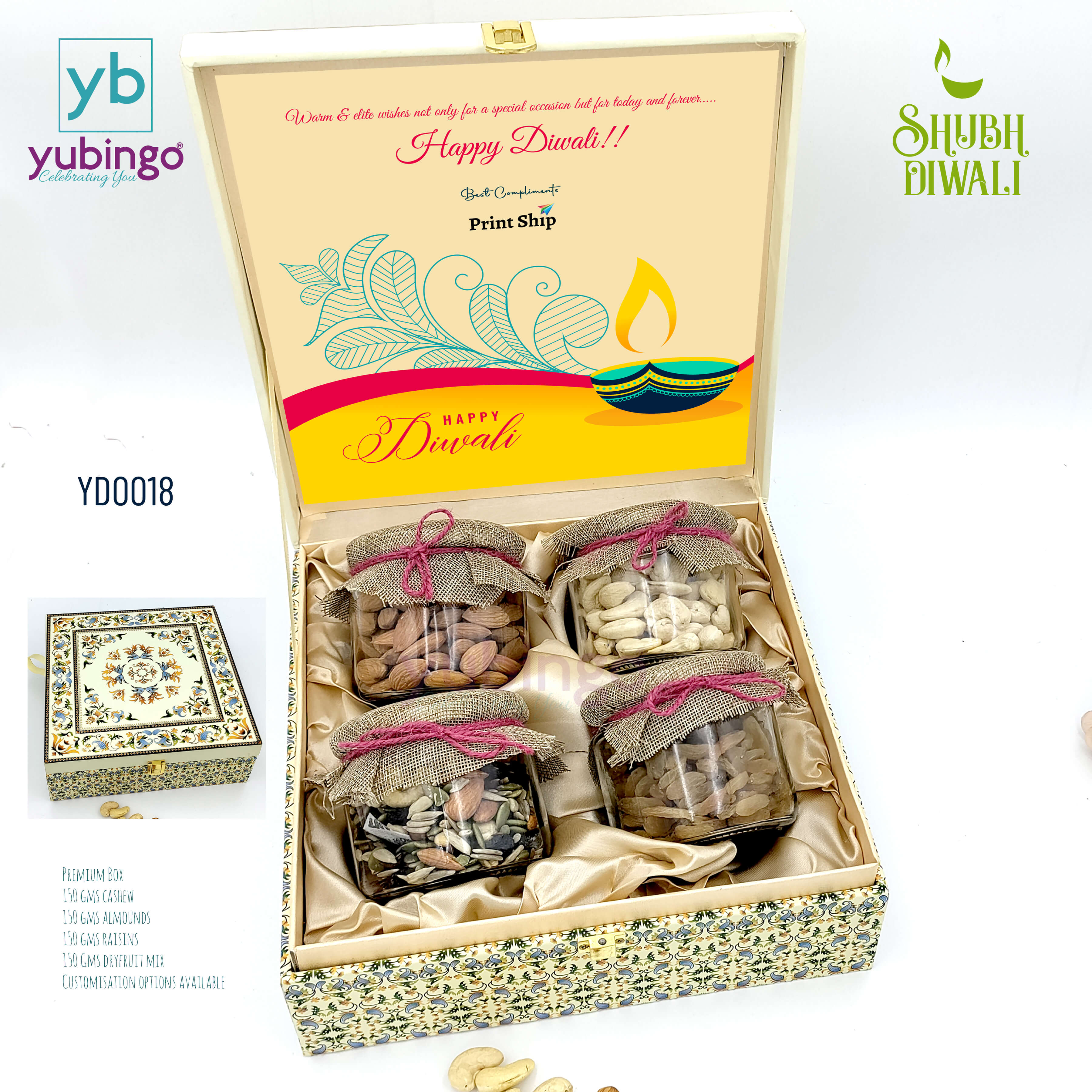 Assorted dry fruits gift box- Premium diwali gifting – THE BAKLAVA BOX