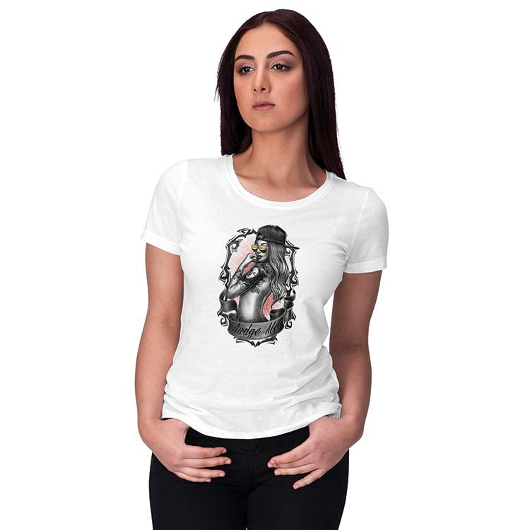 Judge Me Women T-Shirt-White