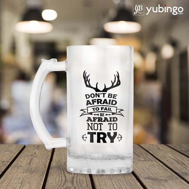 Keep Trying Beer Mug