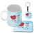 Love is all around Coffee Mug with Coaster and Keychain