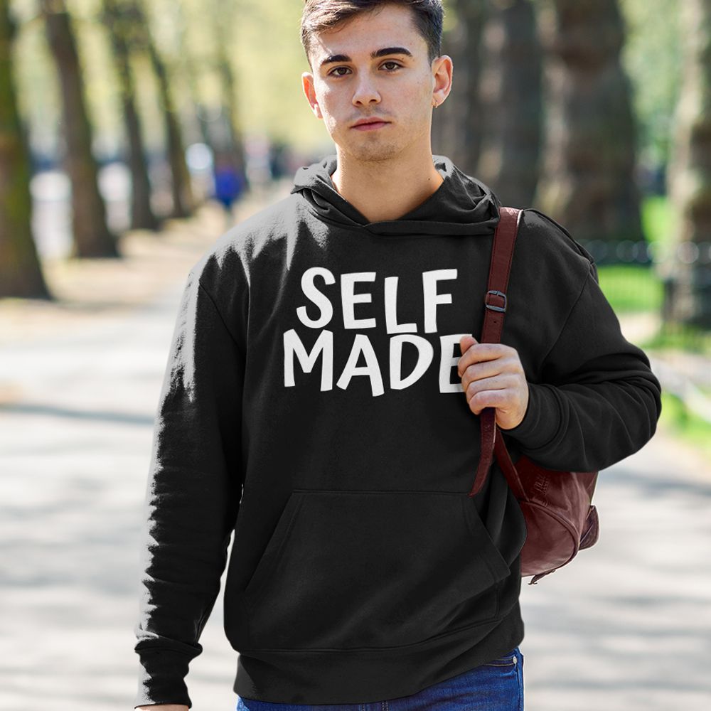 Self Made Hoodie-Black