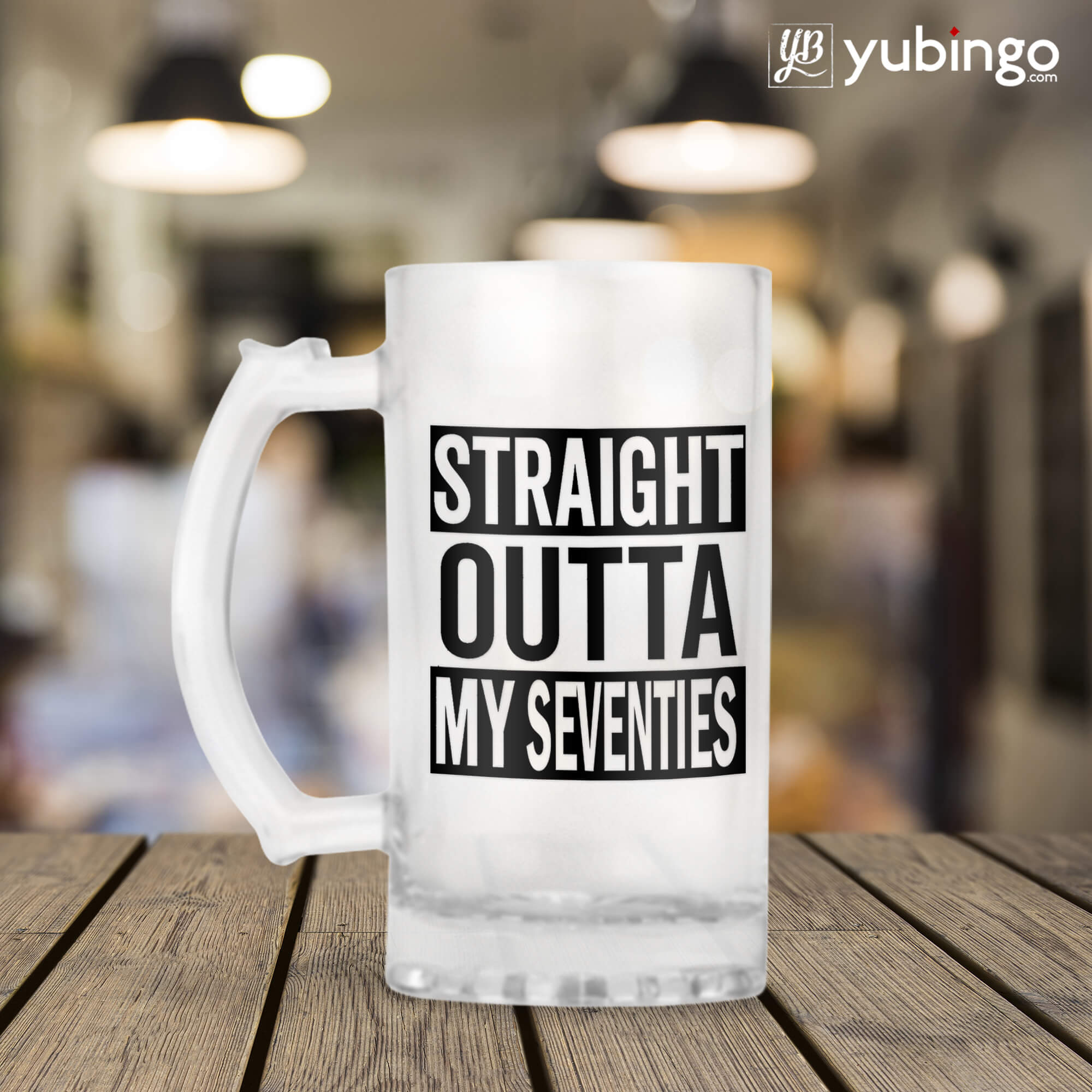 Straight Outta Seventies Beer Mug-Image3