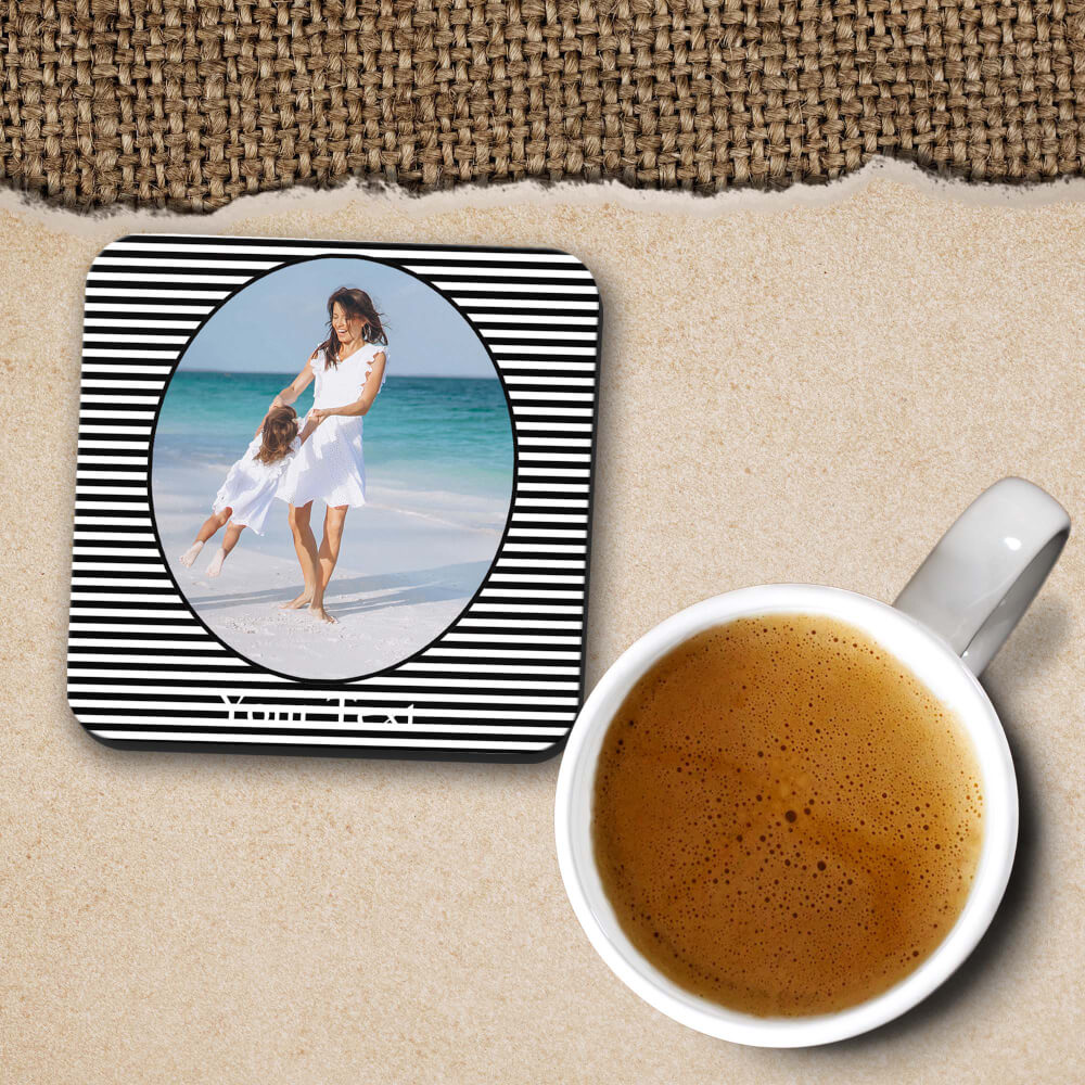 Stripes and Photo Coasters