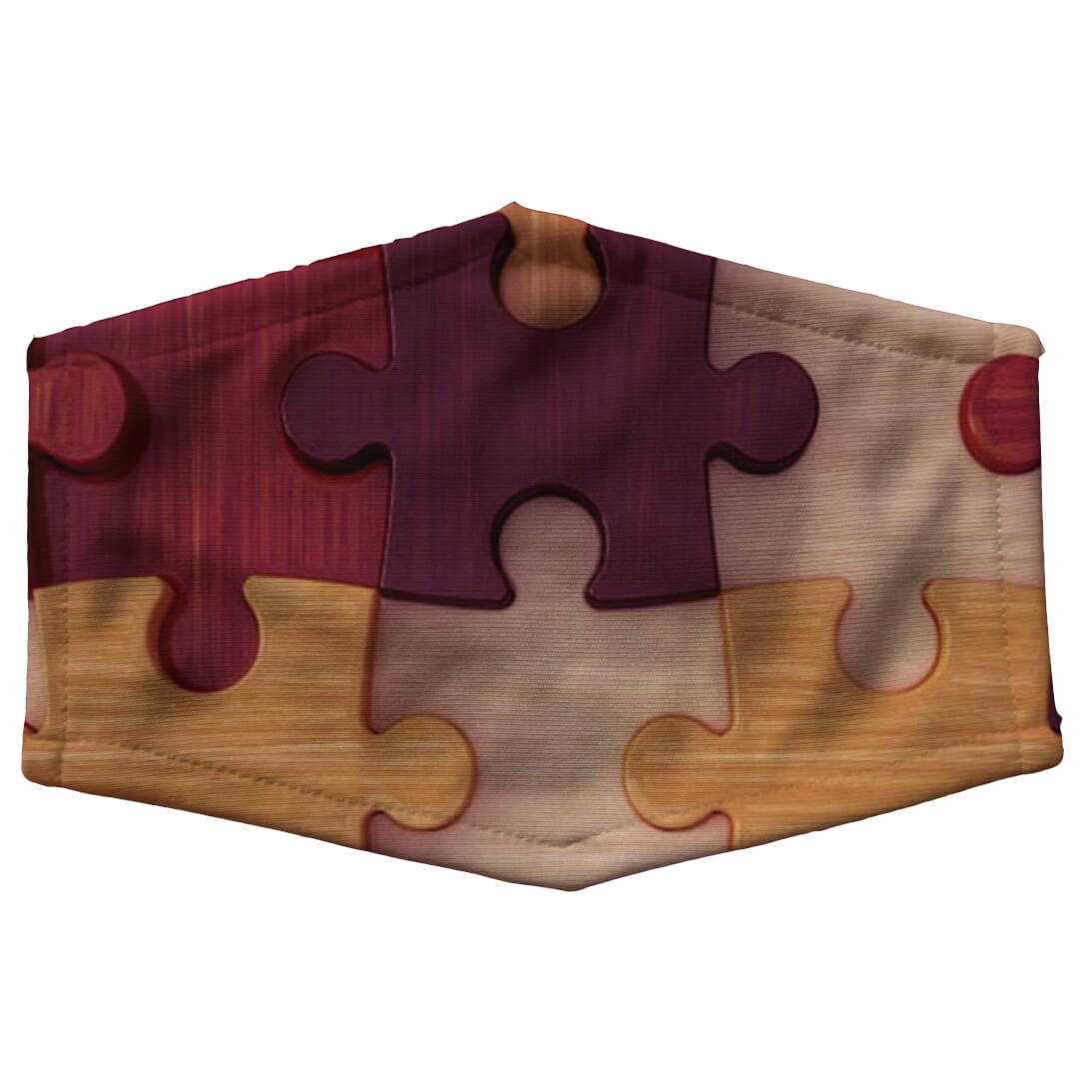 Wooden Jigsaw Mask