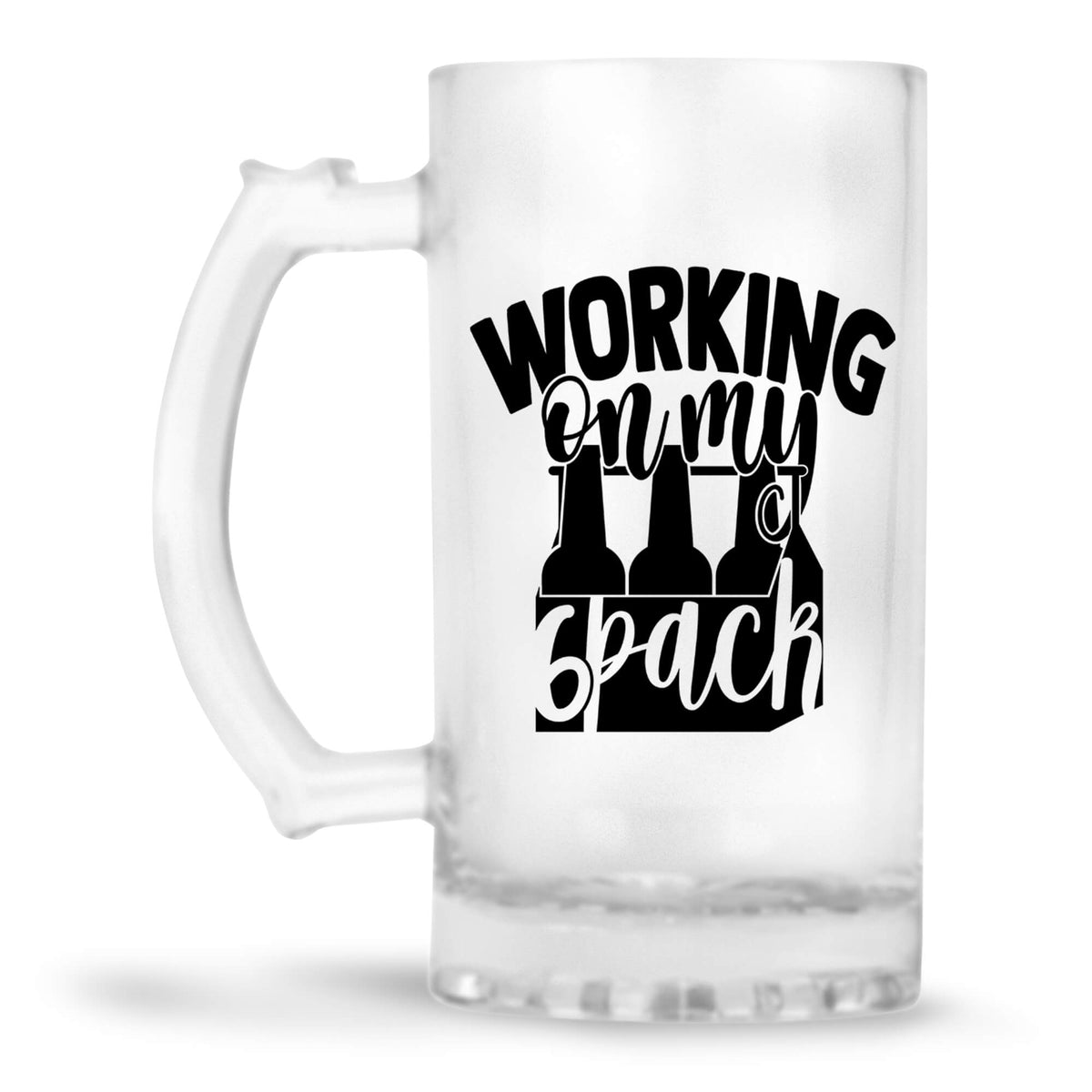 Working on My Six Pack Beer Mug